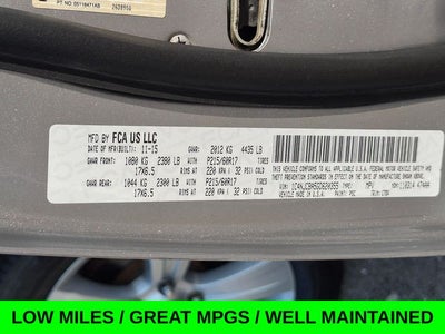 2016 Jeep Compass Sport w/Low Miles