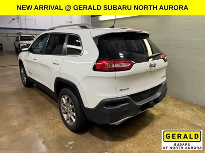2017 Jeep Cherokee Limited 4X4 w/One Owner & Clean Carfax
