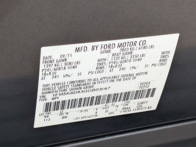 2016 Ford Explorer XLT 4WD