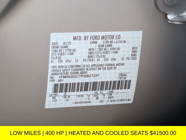 2023 Ford Explorer ST 4WD