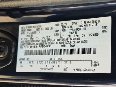 2023 Ford F-150 Platinum