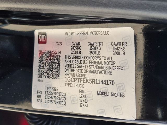 2024 Chevrolet Colorado ZR2 4WD