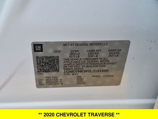 2020 Chevrolet Traverse High Country