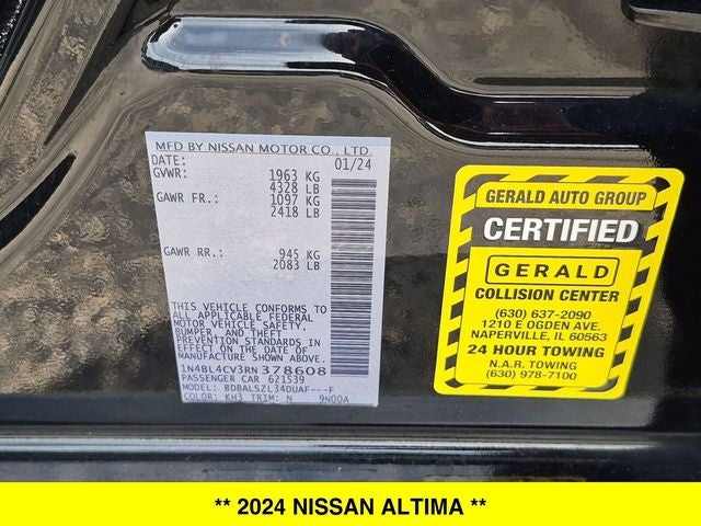 2024 Nissan Altima 2.5 SR Premium Package