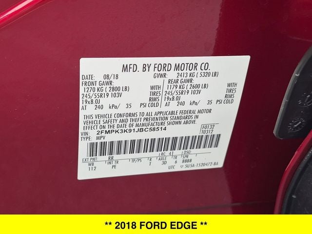 2018 Ford Edge Titanium