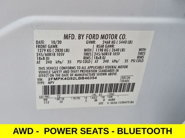 2020 Ford Edge SE