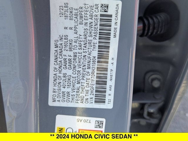 2024 Honda Civic EX