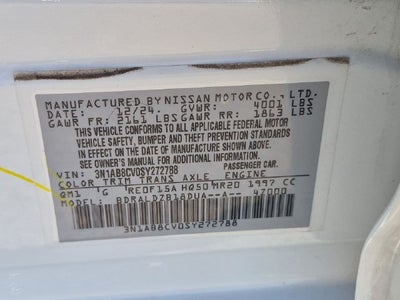 2025 Nissan Sentra SV