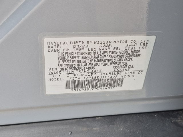 2024 Nissan Kicks SR Premium Package