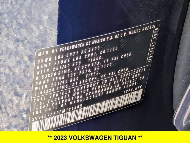 2023 Volkswagen Tiguan 2.0T SEL R-Line