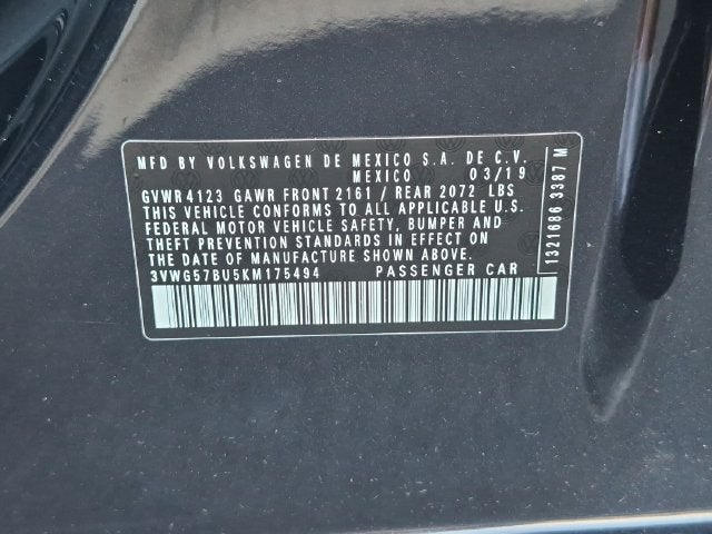 2019 Volkswagen Jetta SEL Premium