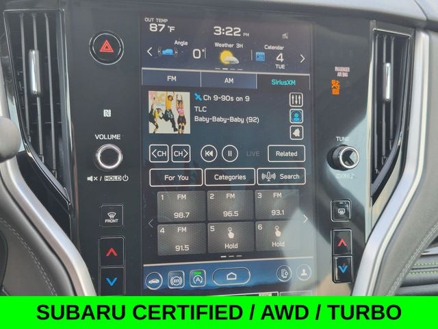 2024 Subaru Outback Onyx Edition XT AWD Turbo w/Blind Spot Monitor