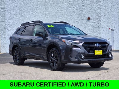 2024 Subaru Outback Onyx Edition XT AWD Turbo w/Blind Spot Monitor