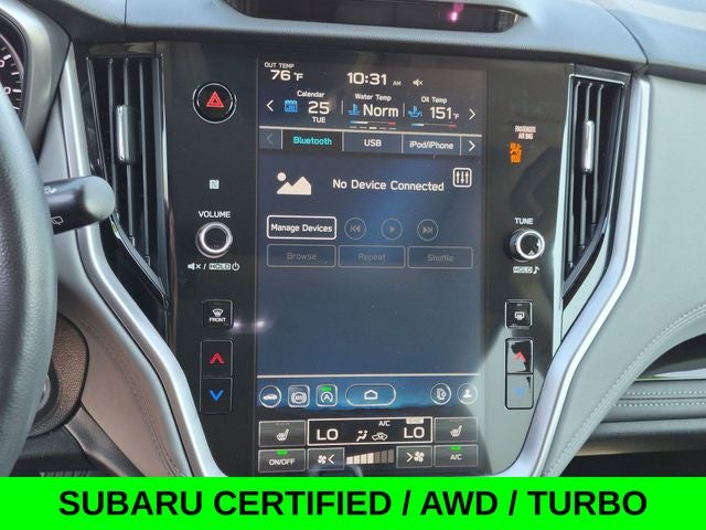 2024 Subaru Outback Limited XT AWD Turbo w/Leather & Navi