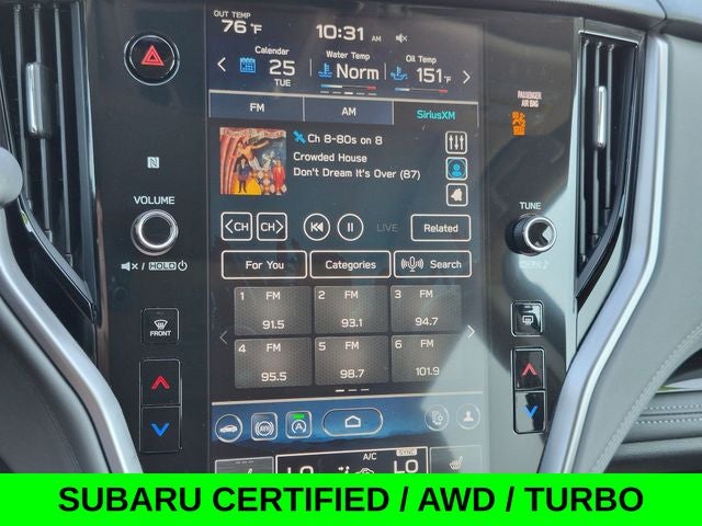 2024 Subaru Outback Limited XT AWD Turbo w/Leather & Navi
