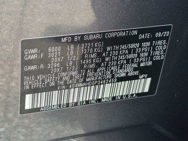 2023 Subaru Ascent Onyx Edition
