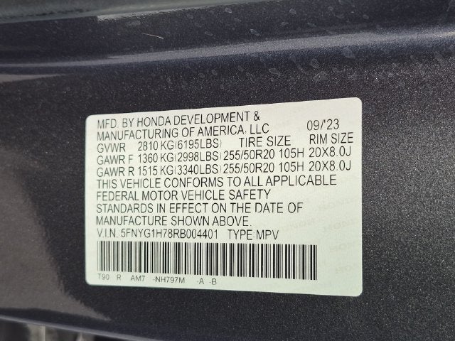 2024 Honda Pilot Touring