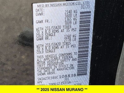 2025 Nissan Murano SL
