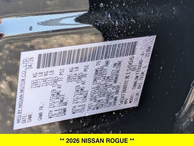 2026 Nissan Rogue Dark Armor AWD