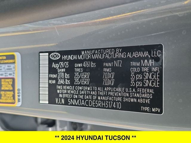 2024 Hyundai Tucson SE AWD