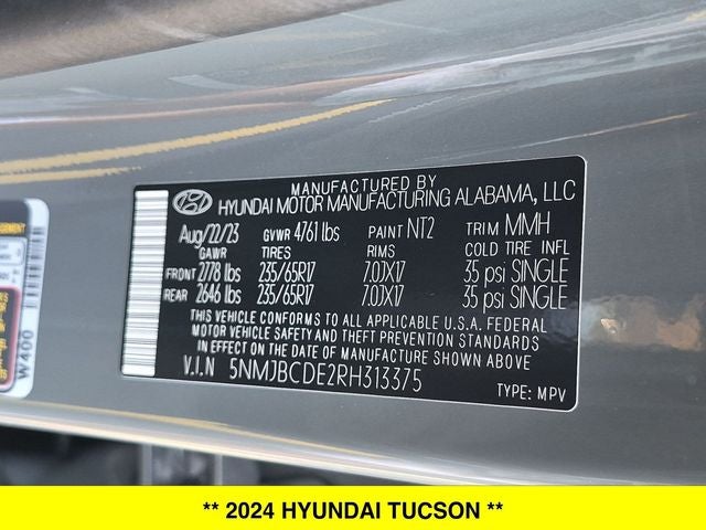 2024 Hyundai Tucson SEL AWD