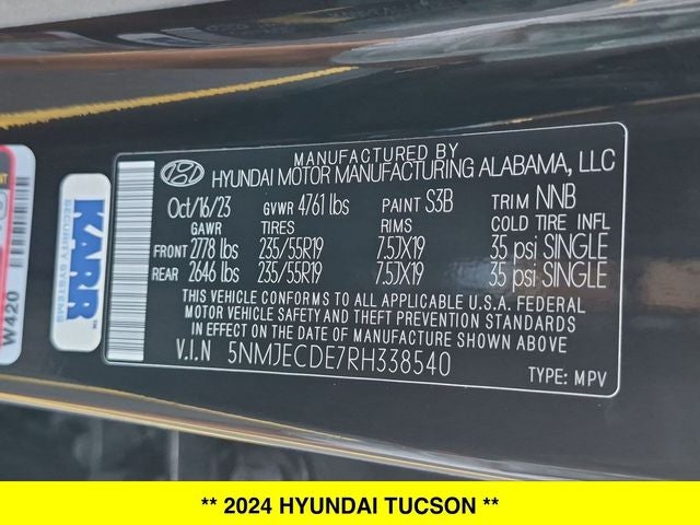 2024 Hyundai Tucson Limited