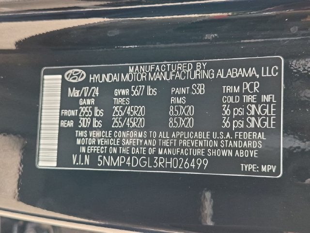 2024 Hyundai Santa Fe Limited AWD