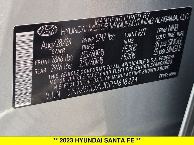 2023 Hyundai Santa Fe SE AWD