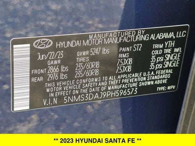 2023 Hyundai Santa Fe SEL