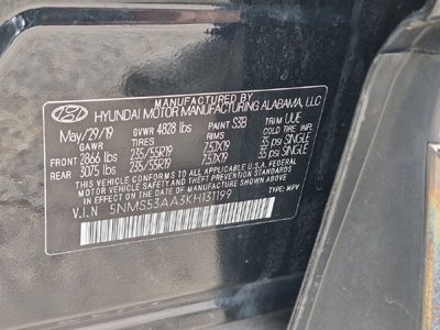 2019 Hyundai Santa Fe Limited