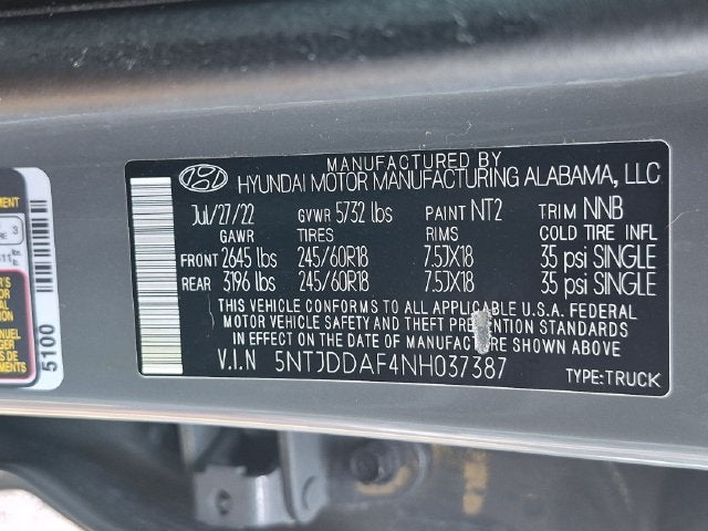 2022 Hyundai Santa Cruz SEL Premium AWD