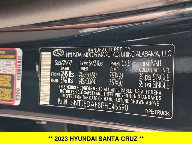 2023 Hyundai Santa Cruz Limited