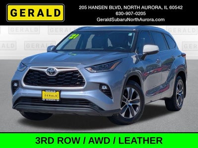 2021 Toyota Highlander XLE AWD w/Leather & 3rd Row