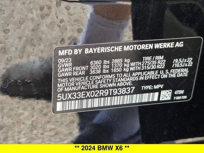 2024 BMW X6 xDrive40i