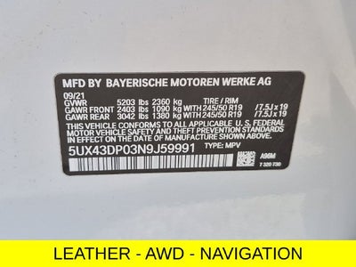 2022 BMW X3 sDrive30i