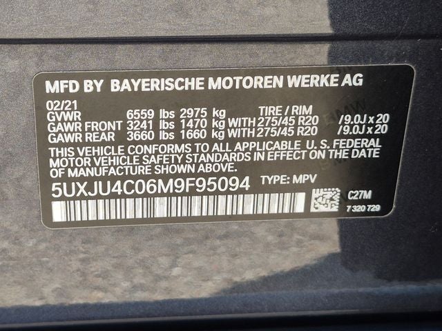 2021 BMW X5 M50i