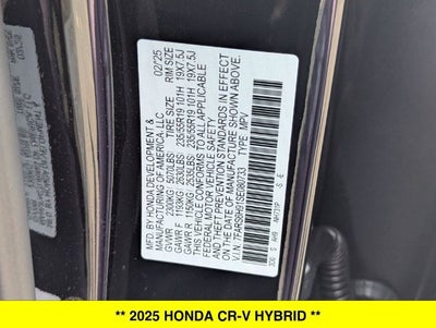 2025 Honda CR-V Hybrid Sport Touring AWD
