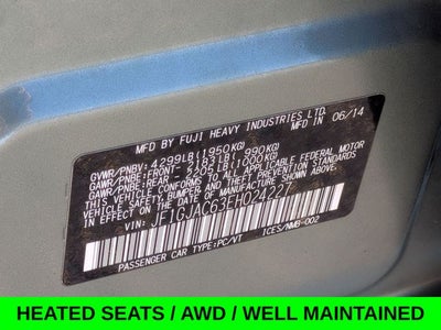 2014 Subaru Impreza 2.0i Premium AWD w/Heated Seats