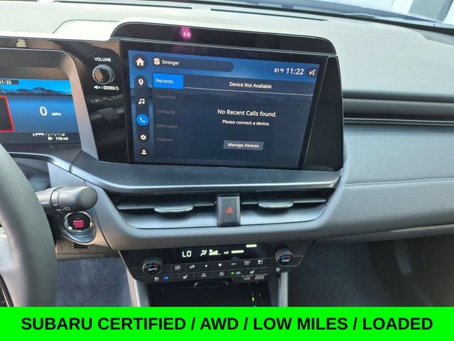 2026 Subaru Outback Touring XT AWD w/Low Miles