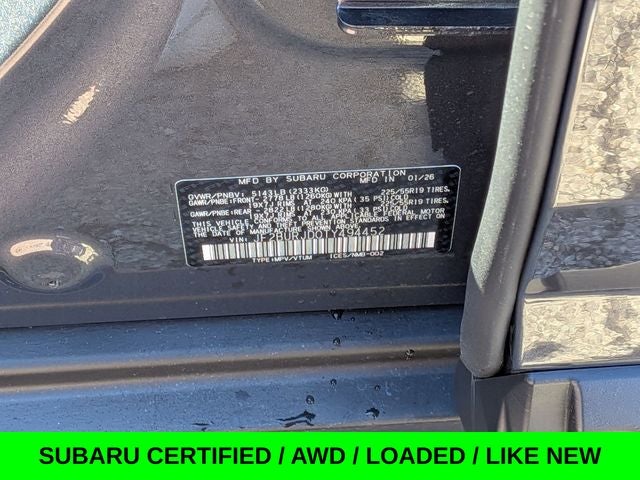 2026 Subaru Outback Touring XT AWD Turbo w/Leather & Navi