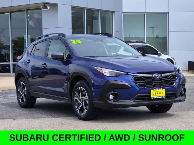 2024 Subaru Crosstrek Premium AWD w/Moonroof & Blind Spot Monitor