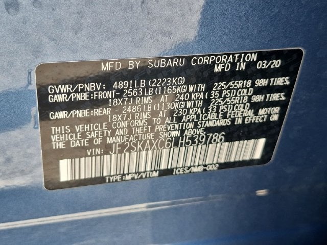 2020 Subaru Forester Touring AWD