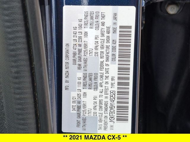 2021 Mazda Mazda CX-5 Touring AWD