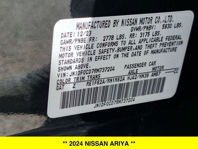 2024 Nissan Ariya PLATINUM+ e-4ORCE