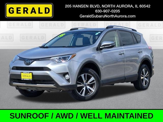 2018 Toyota RAV4 XLE AWD w/Blind Spot Monitor & Sunroof