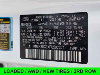 2023 Hyundai Palisade XRT AWD w/Leather & Moonroof