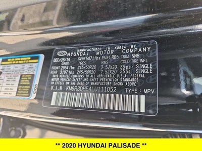 2020 Hyundai Palisade SEL