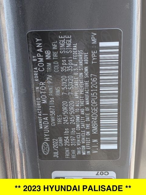2023 Hyundai Palisade SEL