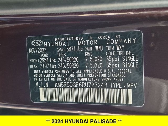 2024 Hyundai Palisade Limited