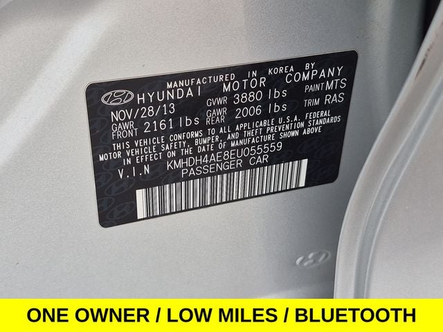 2014 Hyundai Elantra SE w/Low Miles